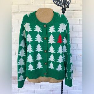 CHRISTMAS CARDIGAN HOLIDAY SWEATER XL